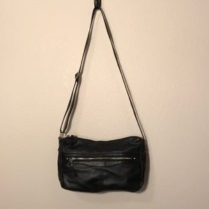 Black soft leather bag